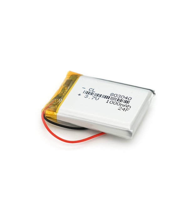 Літій-полімерний акумулятор 8*30*40mm (Li-ion 3.7В 1000мА&ampmiddotгод)