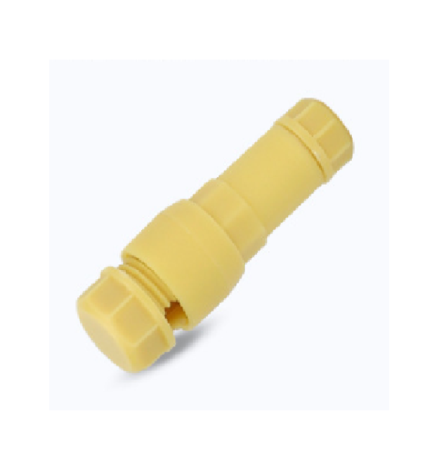 Клема наперсточного типу з проколом, для точкового світильника, жовтий