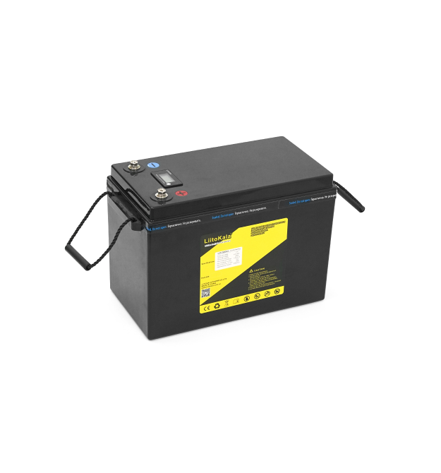 Акумуляторна батарея LiitoKala LiFePO4 12,8V 200Ah BMS(20(100) - 200A) з LCD дисплеєм (355 * 180 * 245mm), 16kg