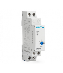 Реле часу CHINT NTE8В015S, на DIN-рейку, затримка включення-0.1с-5с, Ue - le: AC-15 240В - 0,75А, -5С~+40С, 93х66,5х18,5 мм