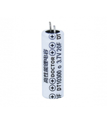 Акумулятор 10300 Li-Ion Doctor DT10300 , 260mAh, 3.7V, клеми під паяння, &ampPhi10*L30mm, Grey