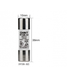 Плавкий запобіжник CHNT-RT28-32 (RO15) 25A 500AC, 10&amptimes38mm, змінної напруги, 20 штук в упаковці, ціна за 1 штуку