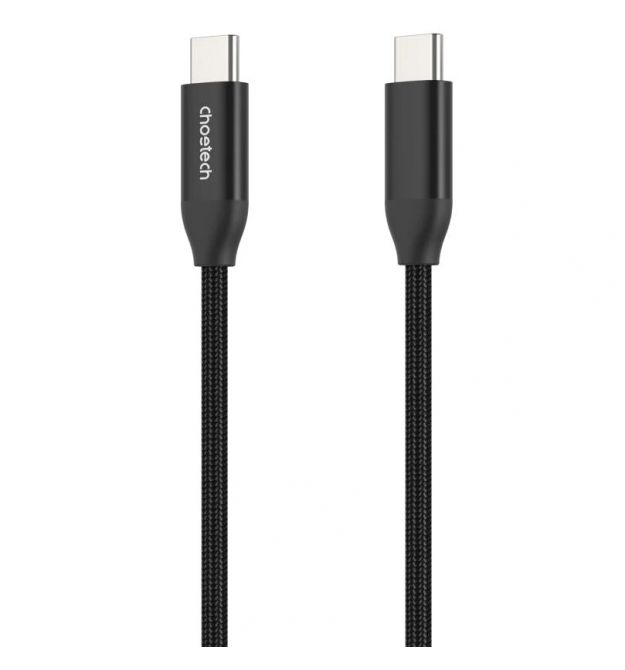 Кабель Choetech XCC-1036 2м Black USB-C to USB-C PD3.1