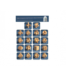 Пазл 3D з 18 предметів Набір головоломок, сумка для зберігання