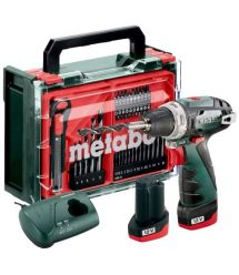 Аккумуляторный шуруповерт Metabo PowerMaxx BS Basic Mobile Workshop (600080710)