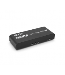 Активний HDMI сплітер 1-2 порти, 4K, 2K, 3D, 1080Р, 1,4 версія, DC5V - 2A, Metal, Box