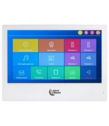 Видеодомофон Light Vision SINGAPORE WiFi FHD WHITE (AI) 10"