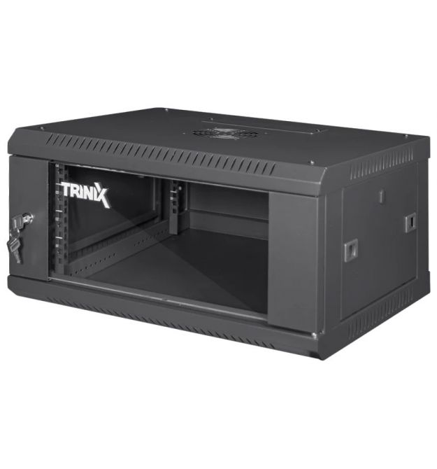 Коммутационный шкаф Trinix TRX-6U/600x450x370 Black