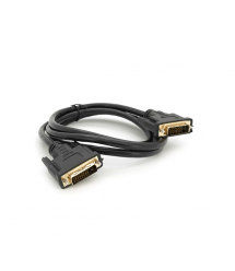 Кабель Merlion Dvi-Dvi 1.5m, без обплетення, Black, 24 - 24pin, (Пакет) Q200