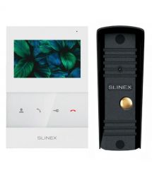 Комплект видеодомофона Slinex SQ-04 White + ML-16HR (черный)