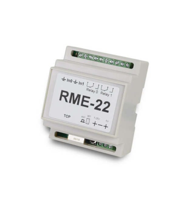 Контролер ATIS RME-22 з 2-ма дискретними входами та 2-ма релейними виходами