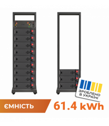 Акумулятор LP LiFePO4 Battery HVM 614,4V 100Ah (61440 Wh) BMS 160А P AB Lrack black