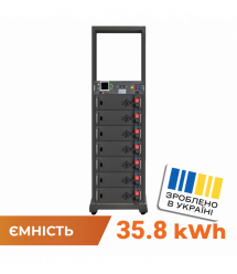 Акумулятор LP LiFePO4 Battery HVM 358,4V 100Ah (35840 Wh) BMS 125А AB Lrack black