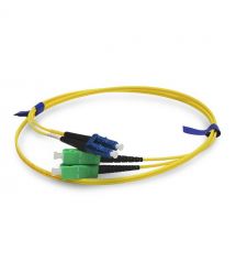 Патчкорд SC-APC-LC-UPC SM 7 м Duplex Slim