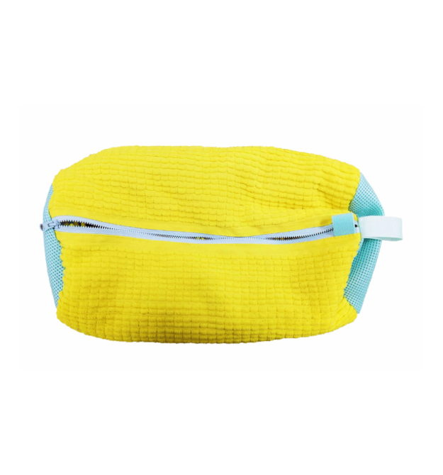 Чохол-сумка для прання взуття 19*36см, поліестр, жовтий