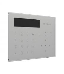 Клавіатура Tiras K-GLCD+ White з OLED-дисплеєм та зчитувачем NFC-Mifare