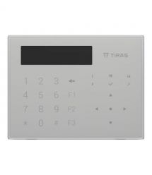 Клавіатура Tiras K-GLCD+ White з OLED-дисплеєм та зчитувачем NFC-Mifare