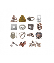 Металевий пазл із 15 предметів Набір головоломок Luban