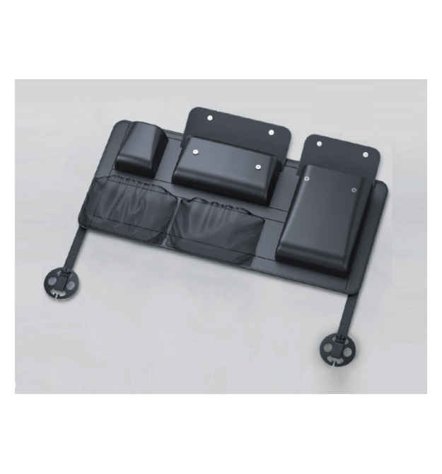 Автомобільний органайзер CABULE у багажник, 90x45см, кріплення до задніх сидінь ременями, 5 відділень, PV-шкіра, чорний