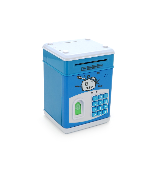 Скарбничка-сейф Sauron YT41598, кодовий замок відбиток, Blue, Box