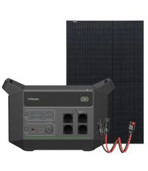 Система автономного питания однофазная HYXiPower HYX-EA2000 + Risen Solar RSM40-8-400MB Full Black