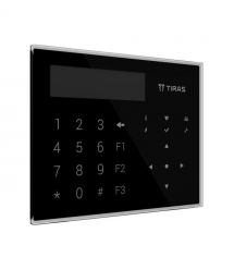 Клавіатура Tiras K-GLCD+ Black з OLED-дисплеєм та зчитувачем NFC-Mifare