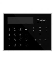 Клавіатура Tiras K-GLCD+ Black з OLED-дисплеєм та зчитувачем NFC-Mifare