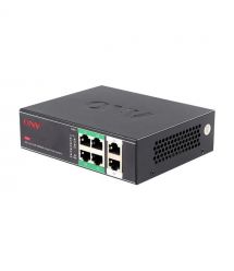 PoE-комутатор некерований гігабітний 6-портовий ONV-H3064PS з 4 портами PoE