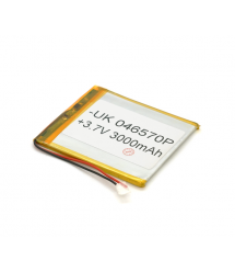 Літій-полімерний акумулятор 4*65*70mm (Li-ion 3.7В 3000мАh)