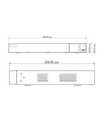 IP Videoretor 32-канальный 8MP TVT TD-3132H2-B2-B (192-192)