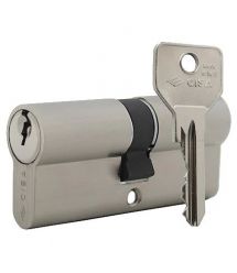Цилиндр CISA C2000 70 (35*35) никель матовый 3 ключа