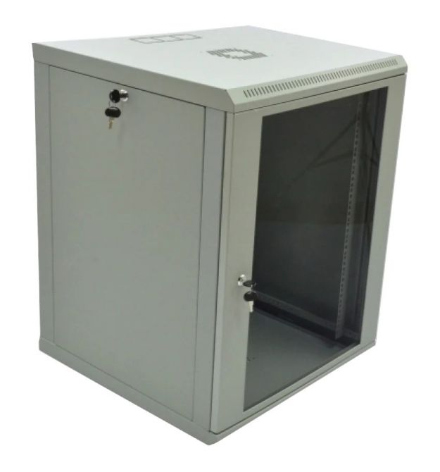 Шкаф 15U 600х600х773 мм акриловое стекло серое