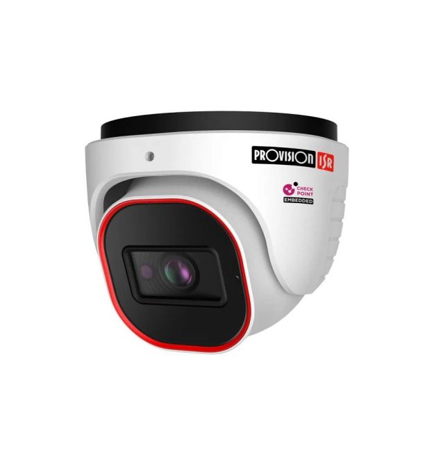 IP-відеокамера 4 Мп Provision-ISR DI-340IPEN-28-V5 (2.8 мм) з вбудованим мікрофоном і відеоаналітикою для системи відеонагляду
