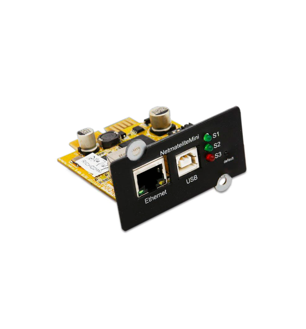 Карта віддаленого управління SNMP для ДБЖ, Lan, RS232, 12V, RC67504(NetmateLitemini)