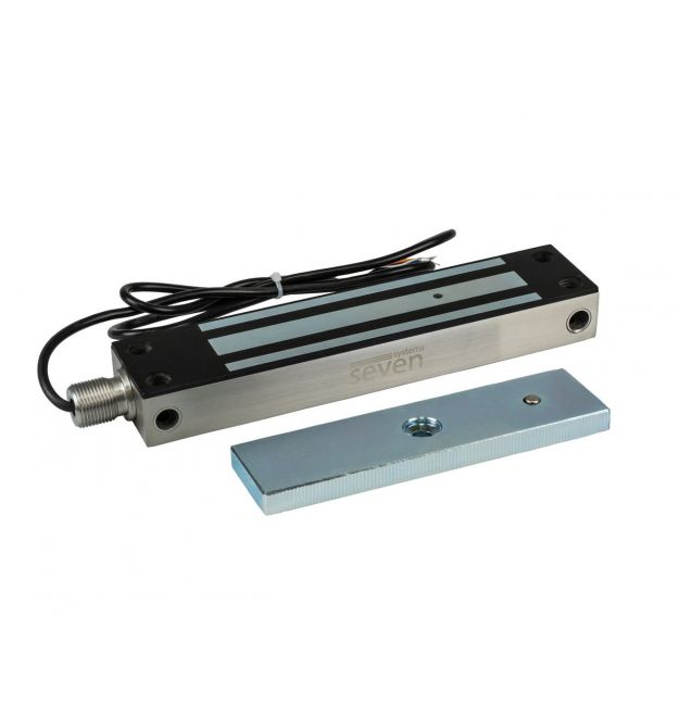 Замок электромагнитный 300 кг SEVEN ML-7727W из нержавеющей стали