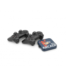 Ігрова приставка ARCDEBOX 64G dual system 4K Ultra HD, 1GB RAM, 64G, Android 11.1, CPU:S905, HDMI 2.1, 2 Геймпади, 33000 ІГР