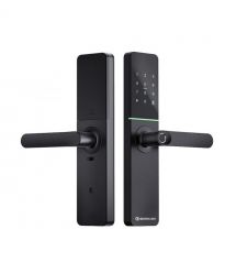 Умный дверной биометрический замок SEVEN LOCK SL-7779BFW black