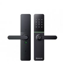 Умный дверной биометрический замок SEVEN LOCK SL-7779BFW black