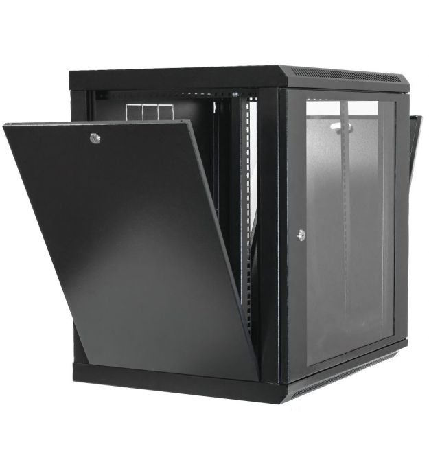 Шафа 19" 15U, 600x500x773мм (Ш*Г*В), економ, акрилове скло, чорна