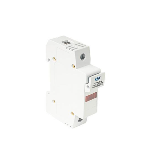 Корпус під плавкий запобіжник YRO RT18-32 - 1P, 32A, 500 - 690V, зі світловим індикатором, DIN, запобіжник під 10*38mm, контакти