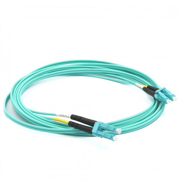 Патчкорд LC-UPC-LC-UPC MM (G50-OM3) 10м Duplex, Slim (2 mm)