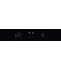 Electrolux Духовой шкаф Electrolux электрический, 72л, A++, дисплей, конвекция, пиролиз, телескопические направляющие, черный