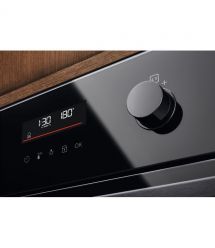 Electrolux Духовой шкаф Electrolux электрический, 72л, A++, дисплей, конвекция, пиролиз, телескопические направляющие, черный