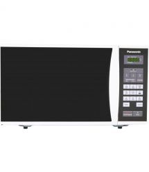 Panasonic Микроволновая печь, 25л, 800Вт, дисплей, откр. ручкой, бело-черный