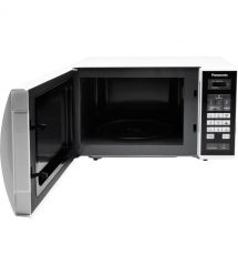 Panasonic Микроволновая печь, 25л, 800Вт, дисплей, откр. ручкой, бело-черный