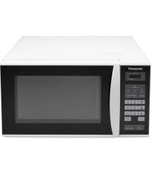 Panasonic Микроволновая печь, 25л, 800Вт, дисплей, откр. ручкой, бело-черный