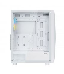 2E Gaming Корпус Aruba G3313W, без БП 1xUSB3.0, 2xUSB2.0, 5x120мм ARGB, VGA 300мм, LCS ready, HUB, TG Side Panel, ATX, белый