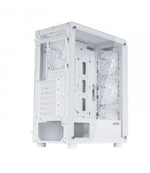 2E Gaming Корпус Aruba G3313W, без БП 1xUSB3.0, 2xUSB2.0, 5x120мм ARGB, VGA 300мм, LCS ready, HUB, TG Side Panel, ATX, белый