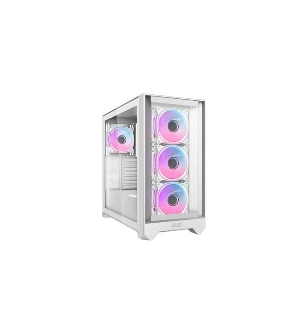 2E Gaming Корпус Dominator Pro G2302W, без БП 2xUSB3.0, 1xUSBType-C, 4x120мм ARGB, VGA 380мм, LCS ready, конт