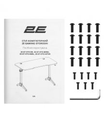 2E Gaming Стол компьютерный OTOROSHI, 120х60x75см, чёрно-синий